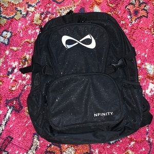 Black Sparkle Nfinity Cheer Backpack